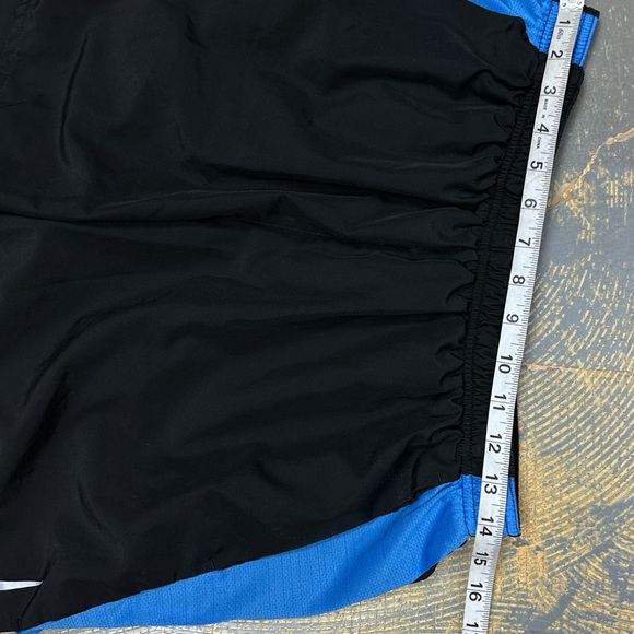 Nike Challenger 6” Shorts AJ7687-012 Black Blue XL Running Fitness Flex - Picture 5 of 10